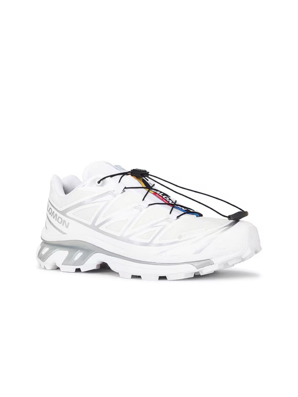 Salomon Xt-6 Gtx Sneakers in White & Silver - Picture 6 of 7